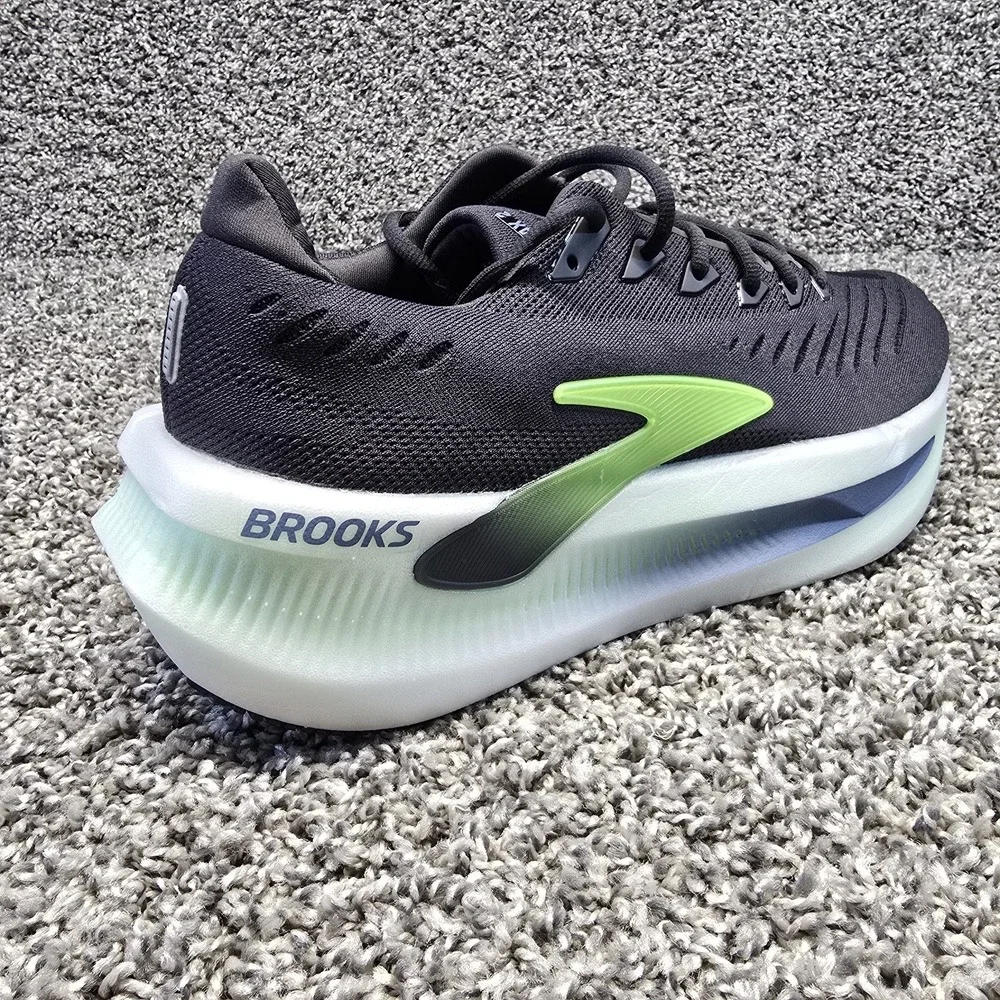 Brooks Glycerin Max 2 Phantom White Green Gecko Men Size 11.5
